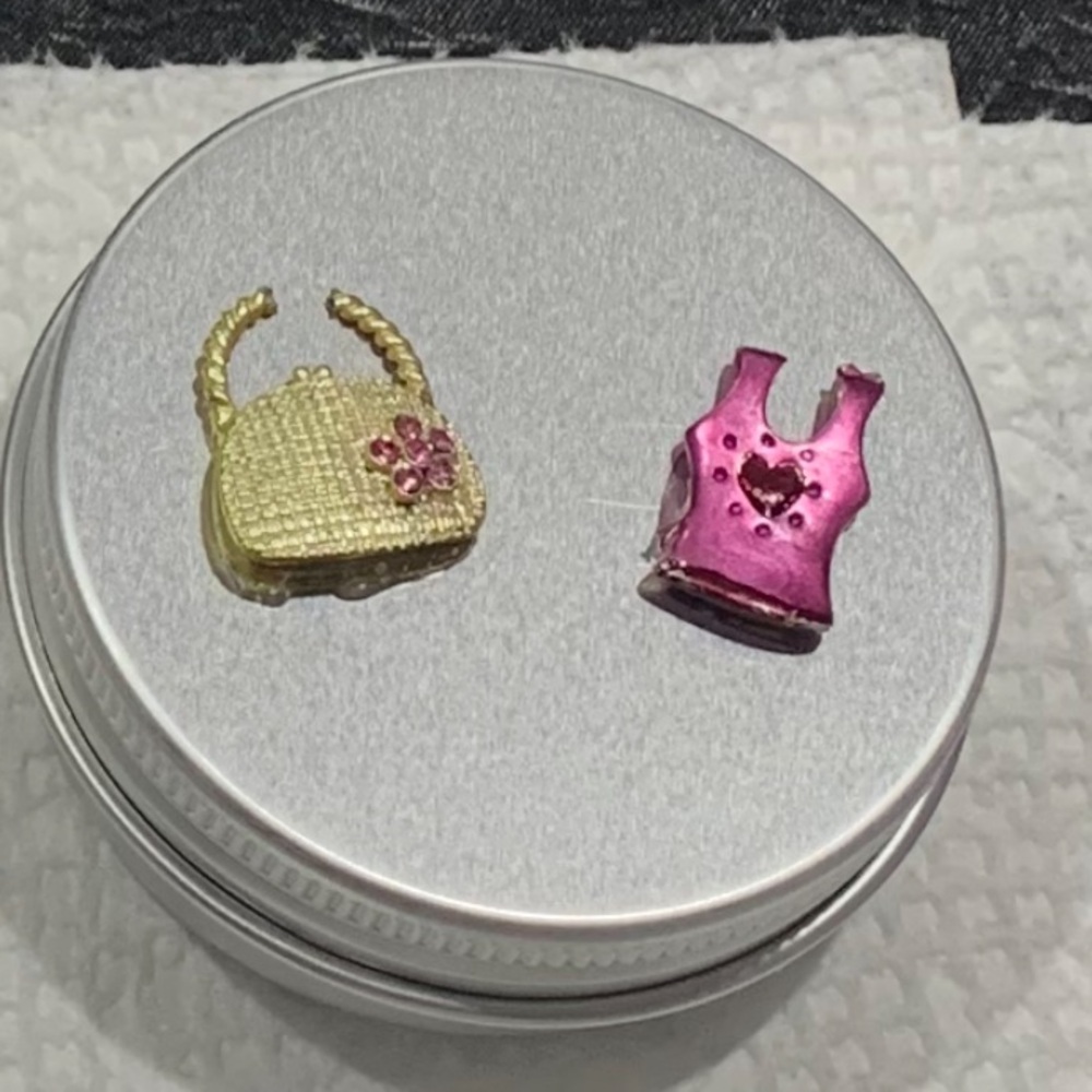 (2) Gem Embellished Round Tins - Picture 5 of 8